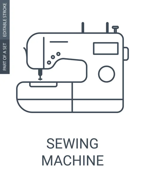 Icono de la máquina de coser — Archivo Imágenes Vectoriales