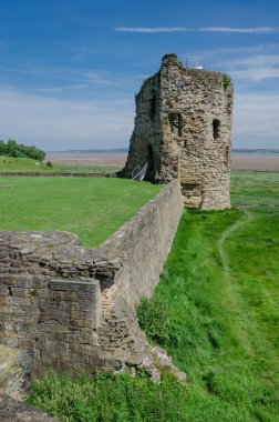 Flint Castle olan ilk Galli kalenin kalıntıları ben yüzüğünü demir parçası olarak Kral Edward tarafından inşa.