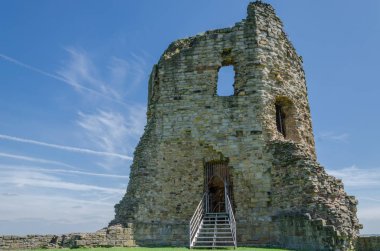 Flint Castle olan ilk Galli kalenin kalıntıları ben yüzüğünü demir parçası olarak Kral Edward tarafından inşa.