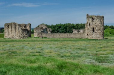 Flint Castle olan ilk Galli kalenin kalıntıları ben yüzüğünü demir parçası olarak Kral Edward tarafından inşa.