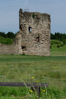 Flint Castle olan ilk Galli kalenin kalıntıları ben yüzüğünü demir parçası olarak Kral Edward tarafından inşa.