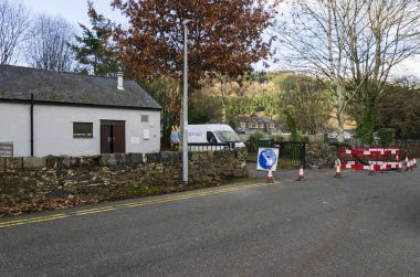 Roadworks yanındaki telefon santralleri