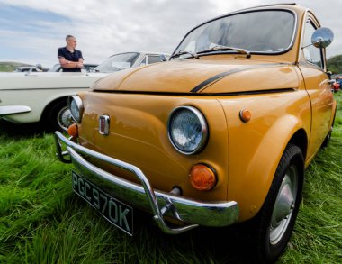 Llandudno Ulaşım Festivali 2019 klasik motorlu otomobil bölümünde