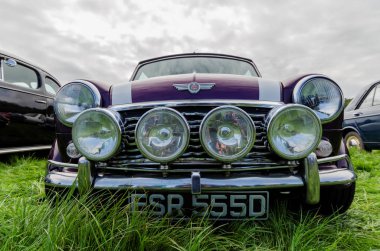 Llandudno Ulaşım Festivali 2019 klasik motorlu otomobil bölümünde