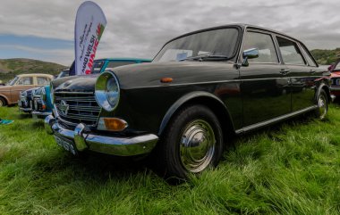 Llandudno Ulaşım Festivali 2019 klasik motorlu otomobil bölümünde