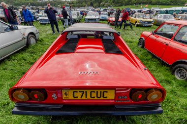 Llandudno Ulaşım Festivali 2019 klasik motorlu otomobil bölümünde
