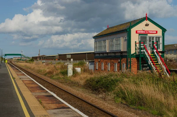 Pensarn Abergele Aug 2019 Abergele Pensarn Railway Station Lies Mainline — Stock Photo, Image