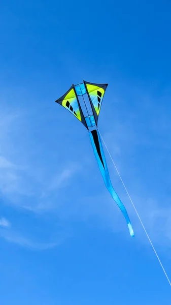 Piloter Cerf Volant Jour Été — Photo