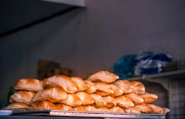 Panes y productos horneados de cerca . —  Fotos de Stock