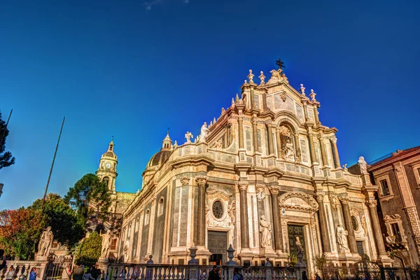 Kathedraal van santa agatha in catania in Sicilië, Italië — Stockfoto