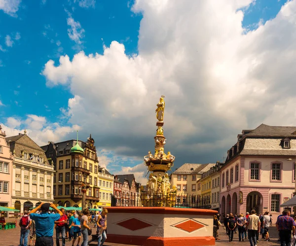 Mercado principal Trier Renania Palatinado Alemania . — Foto de Stock