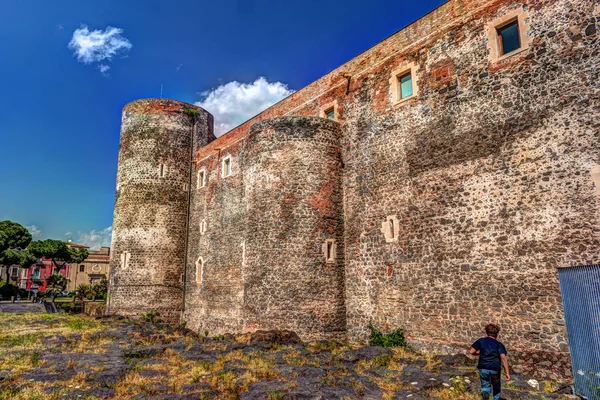 Panorama z Castello Ursino — Stock fotografie