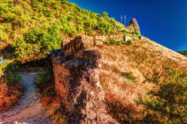 Ronda, Spagna, un paesaggio con la Gola del Tajo — Foto Stock
