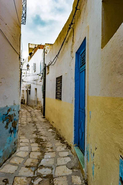 Calle en Medina en Sousse, Túnez . — Foto de Stock