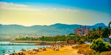 Görünüm beach, Palma de Mallorca
