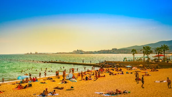 Vista da praia de Palma de Maiorca — Fotografia de Stock