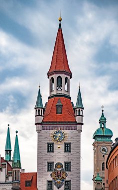  Old Town Hall Tower Münih, Almanya. 