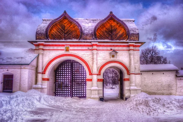 Spasskiye kapıları Kolomenskoye Park — Stok fotoğraf