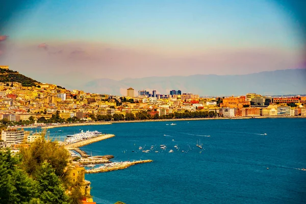 Bahía de Nápoles vista panorámica, Italia . — Foto de Stock
