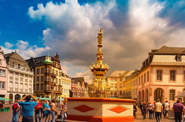 Mercado principal Trier Renania Palatinado Alemania . — Foto de Stock