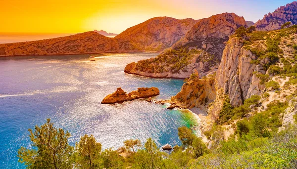 Calanque at les Calanques national park in France — Stock Photo, Image