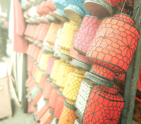 Molte lanterne cinesi colorate, Cina — Foto Stock