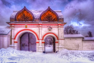 Spasskiye kapıları Kolomenskoye Park