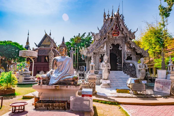 Buddhistischer Tempel chiang mai, Thailand — Stockfoto