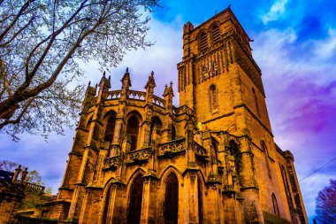 Beziers Languedoc-Roussillon, Fransa-Ortaçağ Katedrali, Gotik tarzı