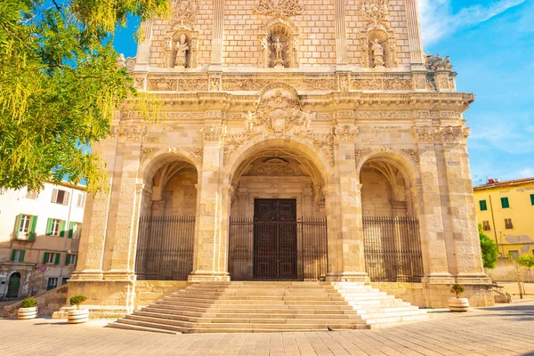 St. Nicholas kathedraal, Sassari, Sardinië, Italië — Stockfoto