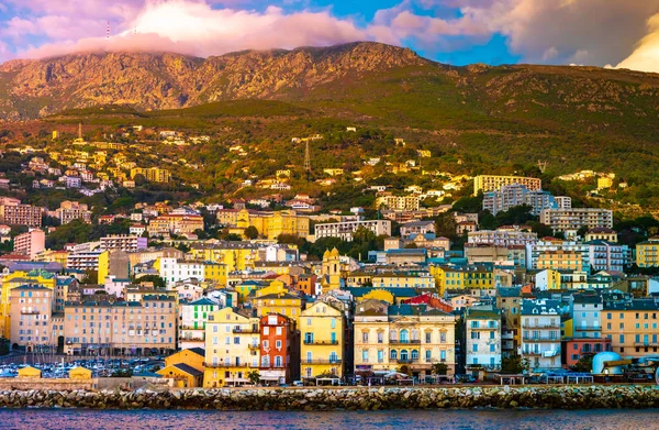 Hermoso panorama de la ciudad de Bastia en Córcega . —  Fotos de Stock