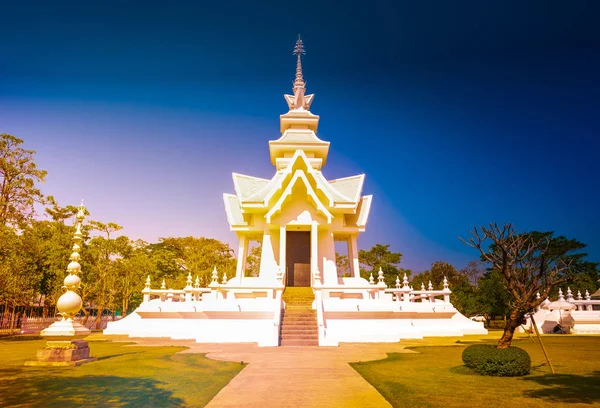 Wat Rong Khun, Chiang Rai, Thajsko. — Stock fotografie