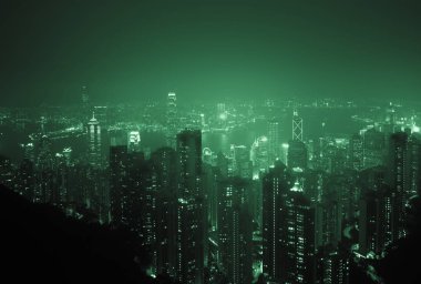 Hong Kong Çin, Asya gökdelenler.