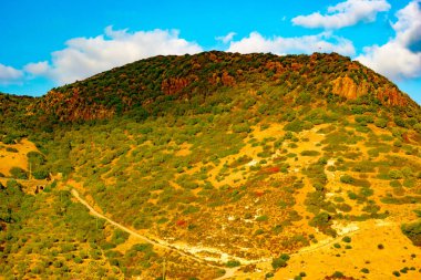 Bosa, kent merkezine ve İtalya'nın Sardunya Oristano eyaletinde