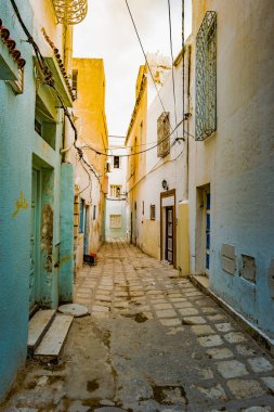 Medine Sousse, Tunus için sokakta.