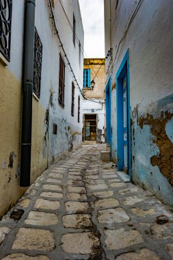 Medine Sousse, Tunus için sokakta.
