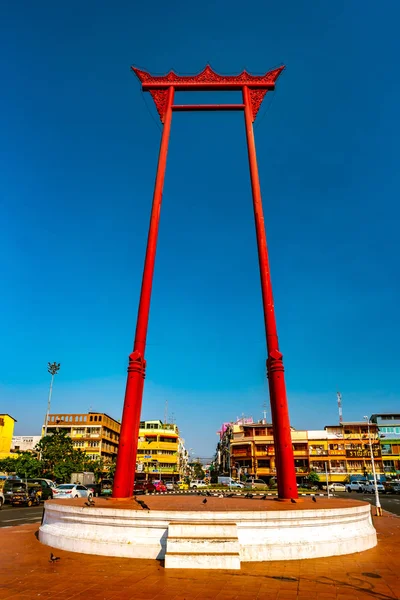 The giant swing, Sao Ching Cha, in Bangkok — Stock Photo, Image