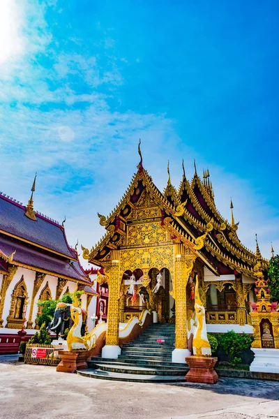 Templo budista Chiang Mai, Tailândia — Fotografia de Stock