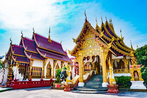 Templo budista Chiang Mai, Tailândia — Fotografia de Stock