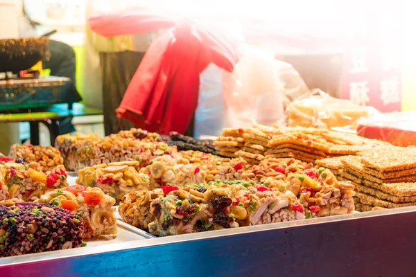 Traditional pastry stall in China — Stock Photo, Image