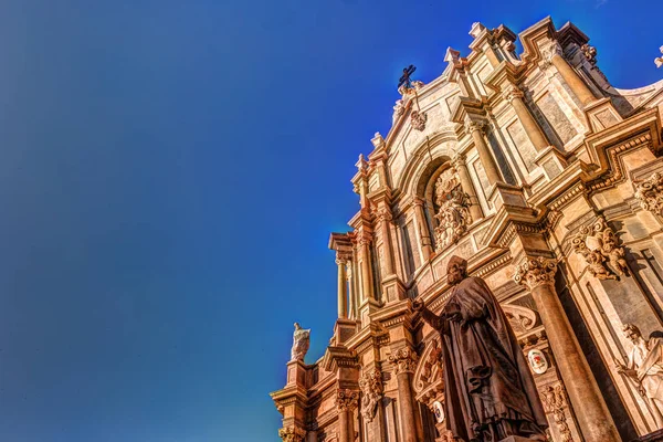 Catedral de Santa Ágata em Catania, na Sicília, Itália — Fotografia de Stock