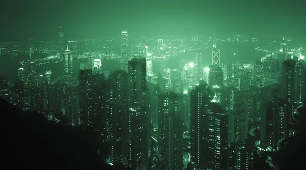 Wolkenkrabbers van Hong Kong in China, Asia. — Stockfoto