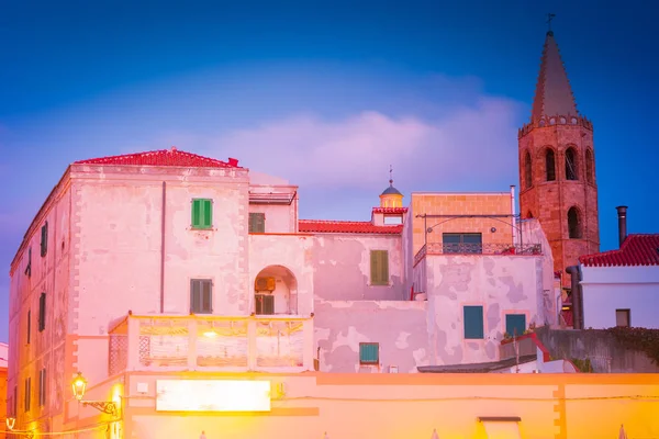 Centro storico di Alghero, Sardegna — Foto Stock