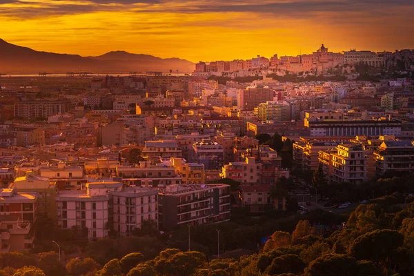 Panoramablick auf citta alta von bergamo, italien — Stockfoto