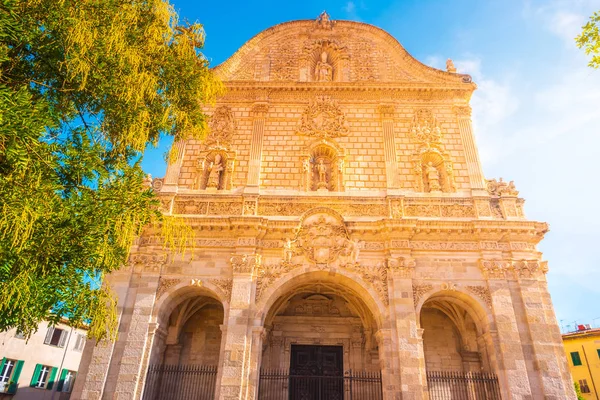 St. nicholas kathedrale, sassari, sardinien, italien — Stockfoto