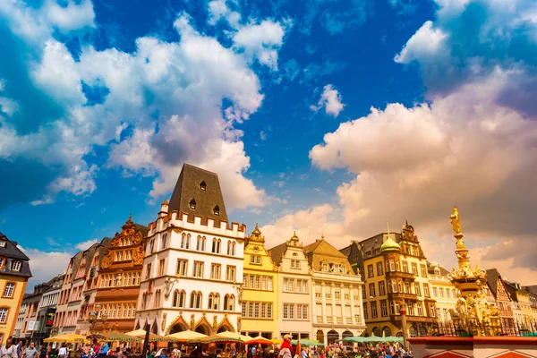 Mercado principal Trier Renania Palatinado Alemania . — Foto de Stock