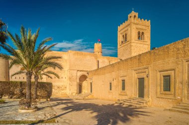 Monastir, Tunus için Ortaçağ Kalesi.