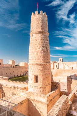 Monastir, Tunus için Ortaçağ Kalesi.