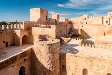 Monastir, Tunus için Ortaçağ Kalesi.