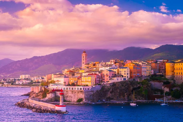 Hermoso panorama de la ciudad de Bastia en Córcega . —  Fotos de Stock